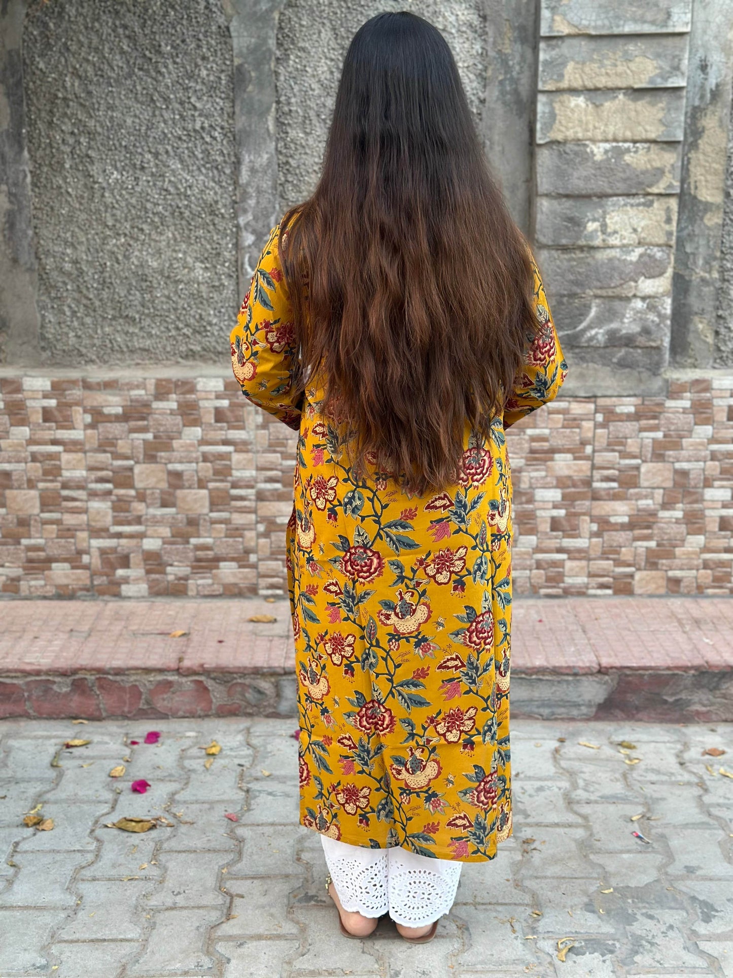 Airy Cotton kalamkari kurti for women - Vijay Laxmi