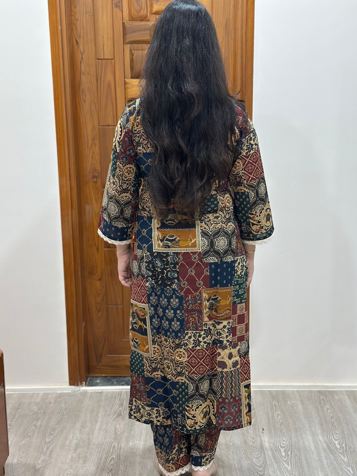 Gulmohar cotton cord set