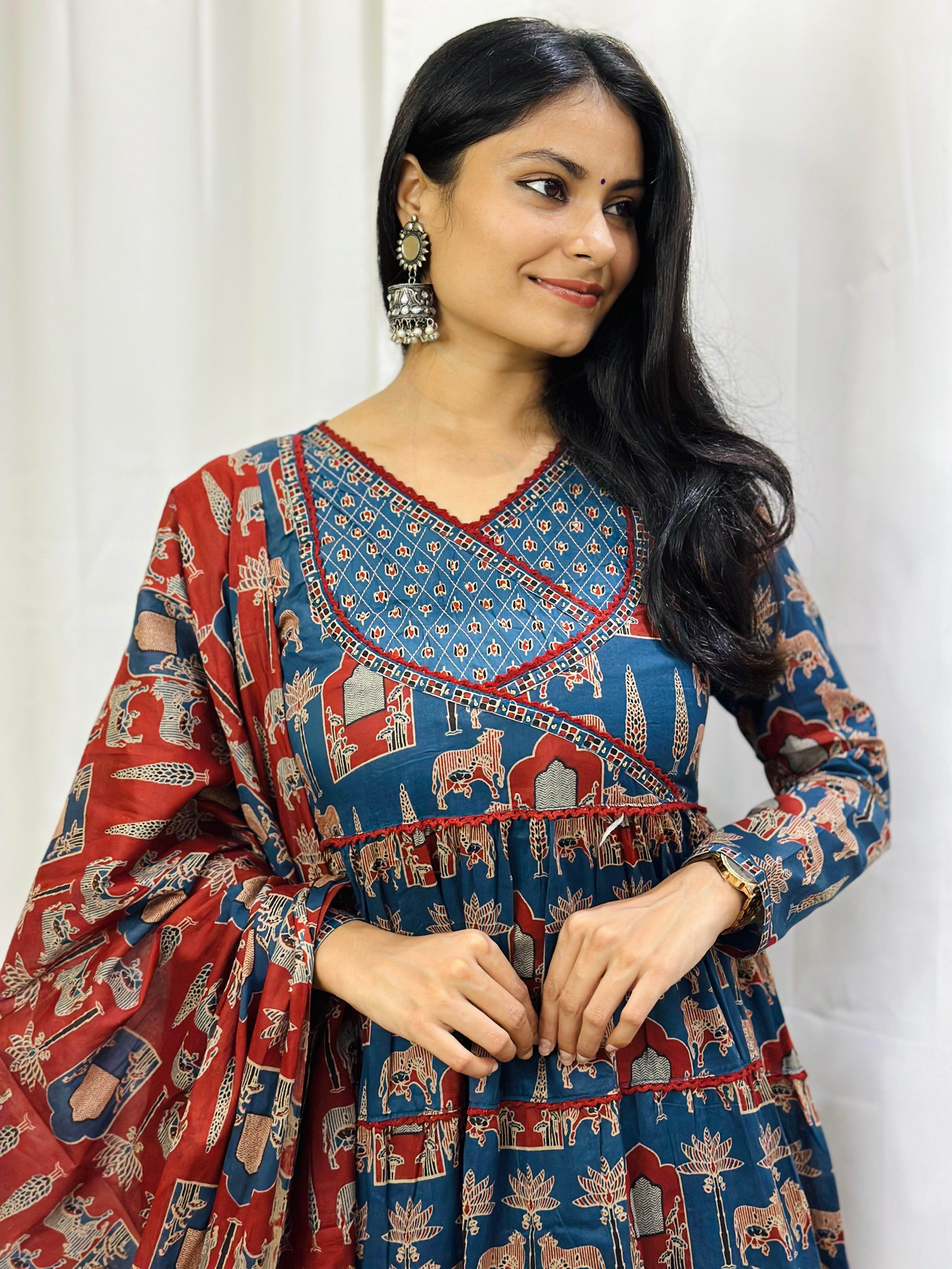 Cotton Suit Set - Vijay Laxmi