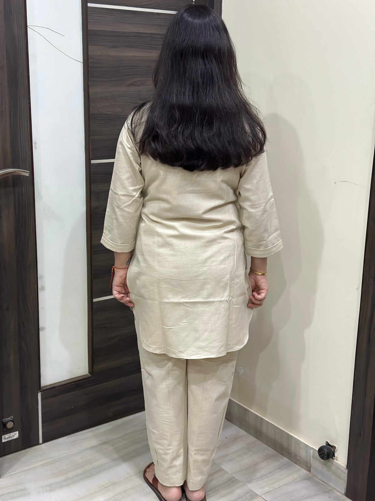Zoya Off-White Co-ord Set