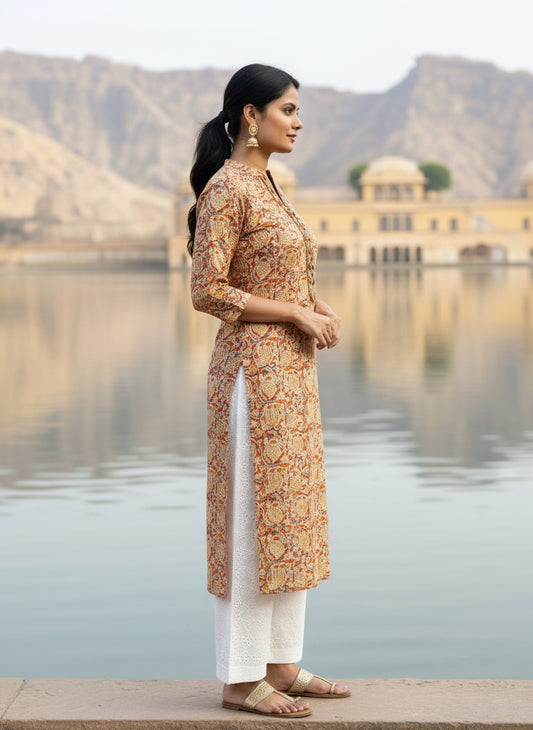 Kalamkari Cotton Kurti