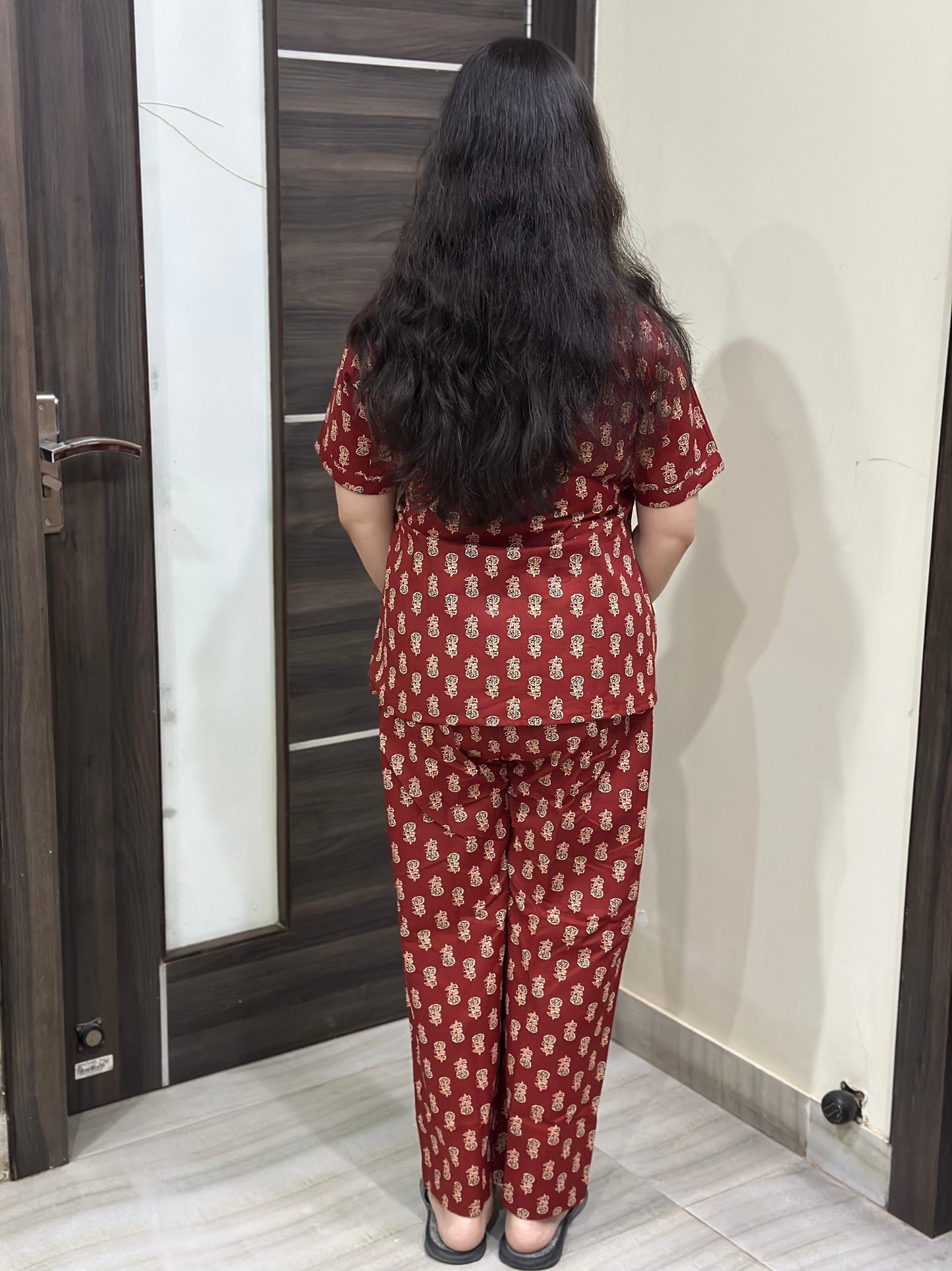 Noor Premium cotton night wear cord set