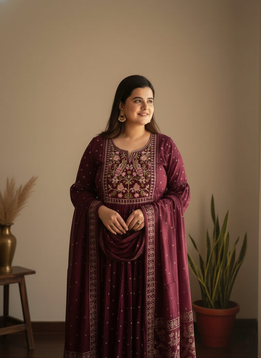 Mul Cotton kurta set for women with dupatta