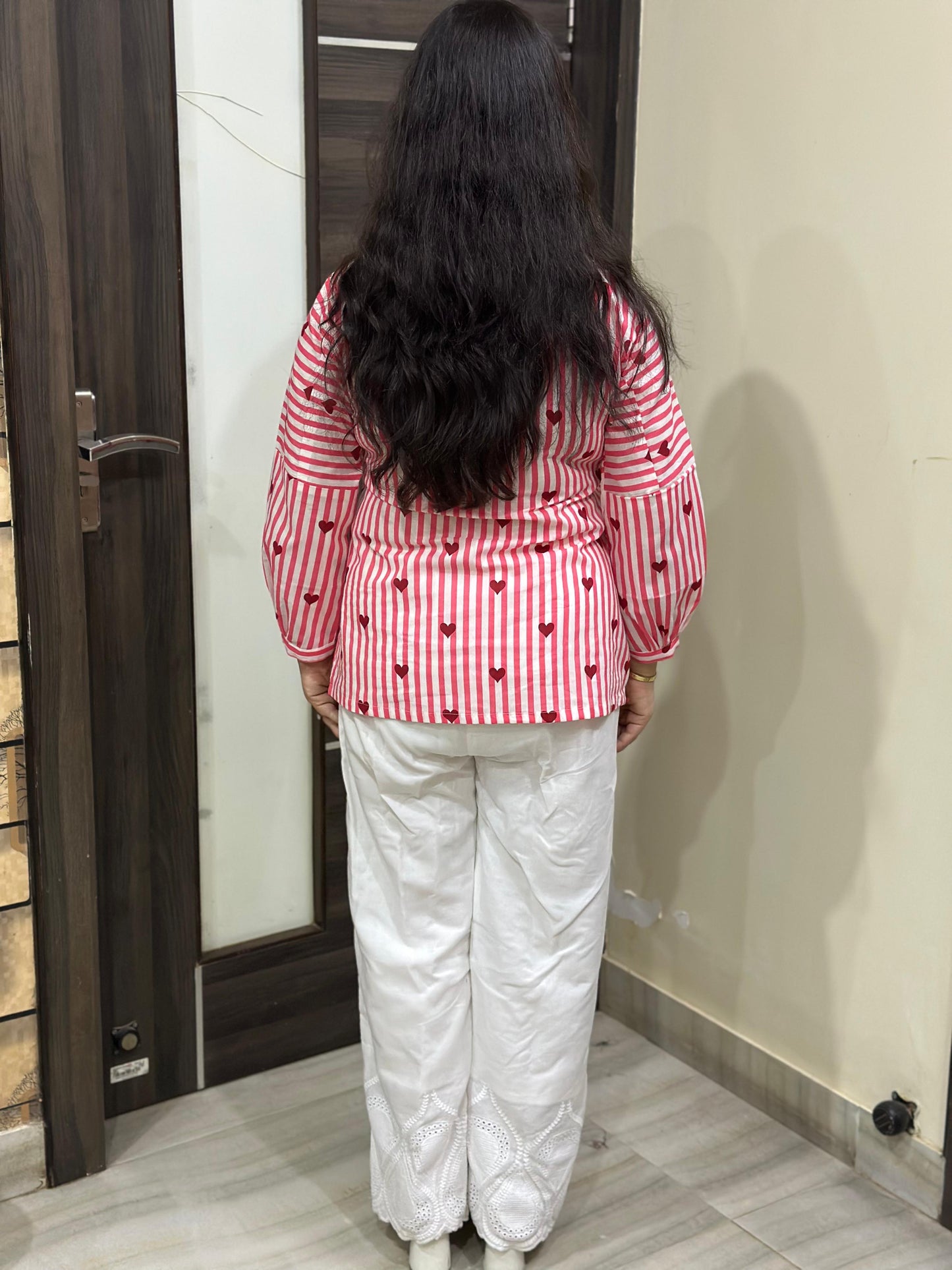 Pure cotton strips shirt