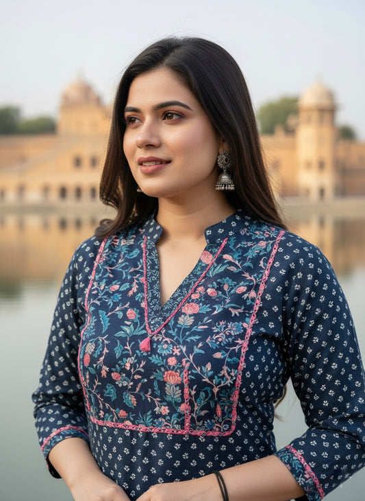 Everyday Cotton kurti - Breathable & Stylish