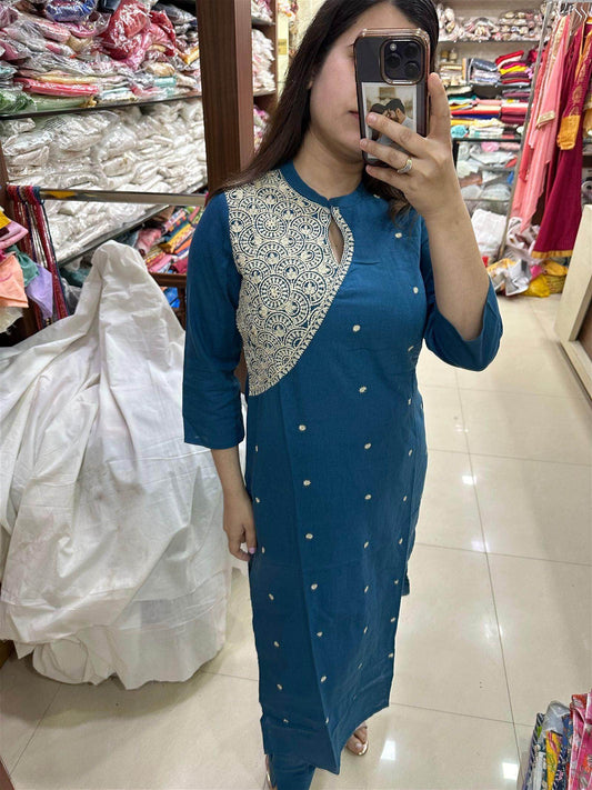 Cotton Kurta Set - Vijay Laxmi