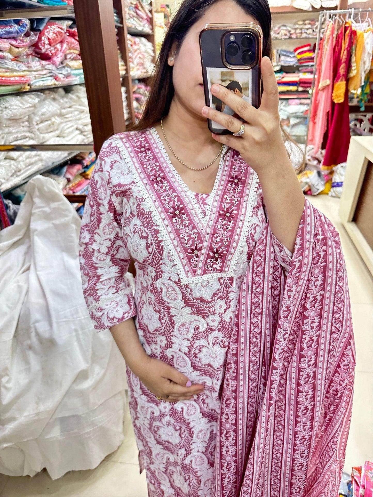 Cotton Kurta Set - Vijay Laxmi