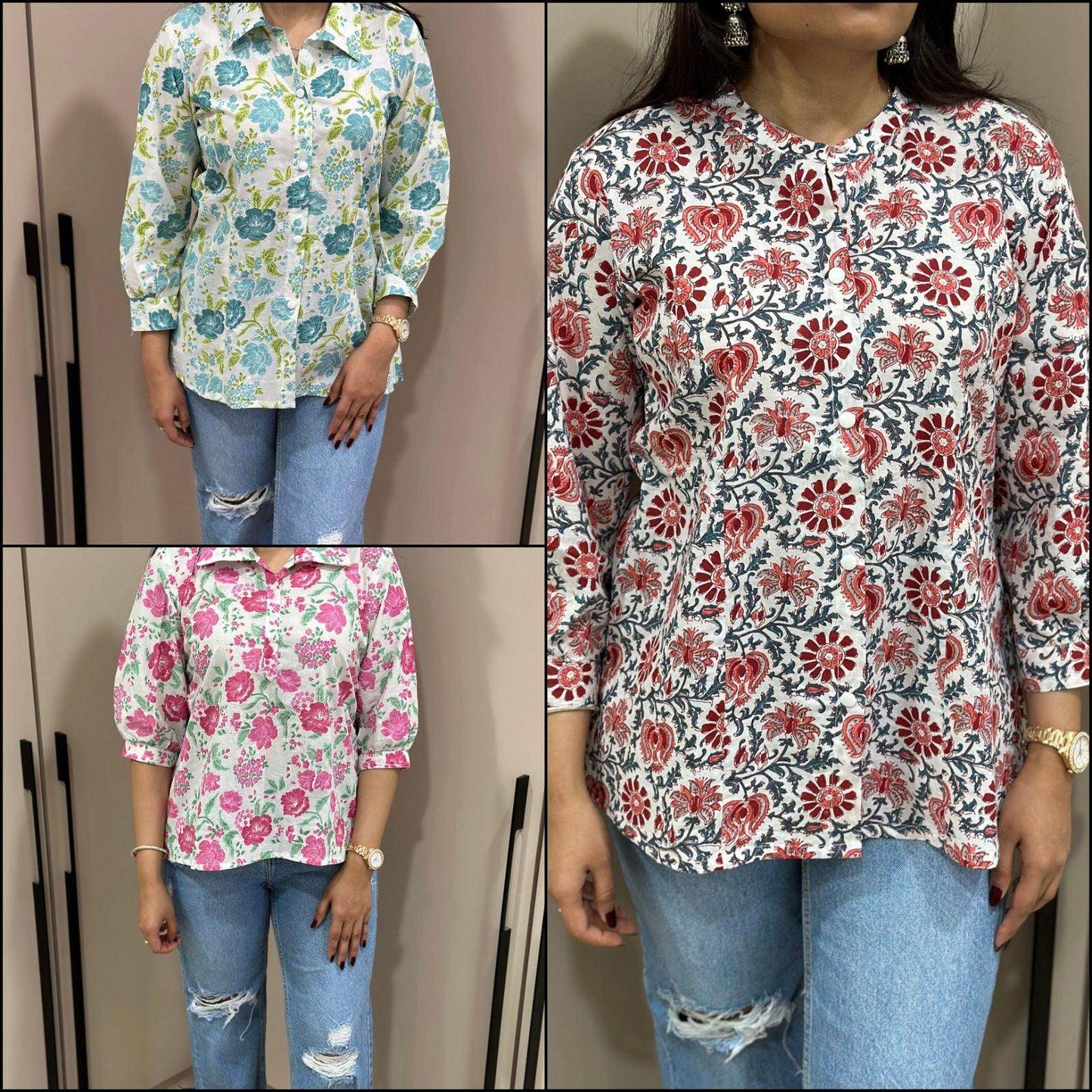 Cotton shirt Pack of 3 - Vijay Laxmi