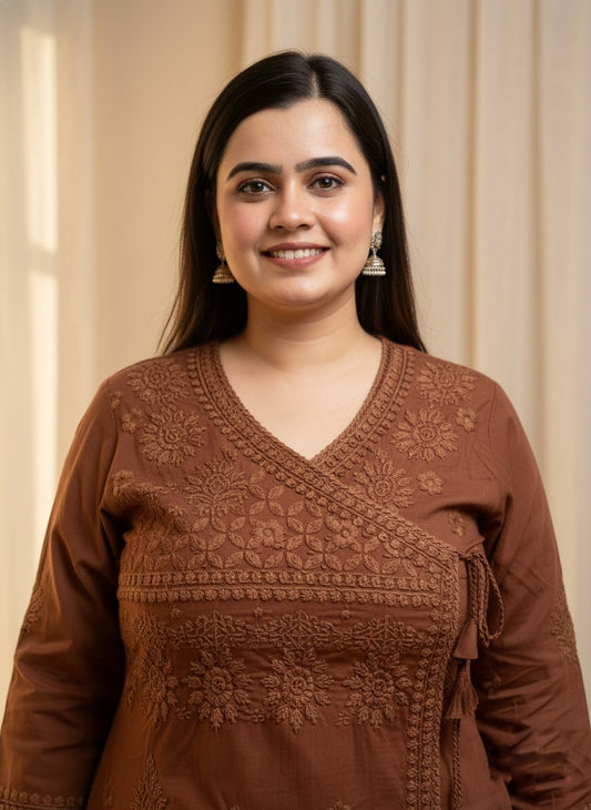 Cotton Chikankari kurta Set