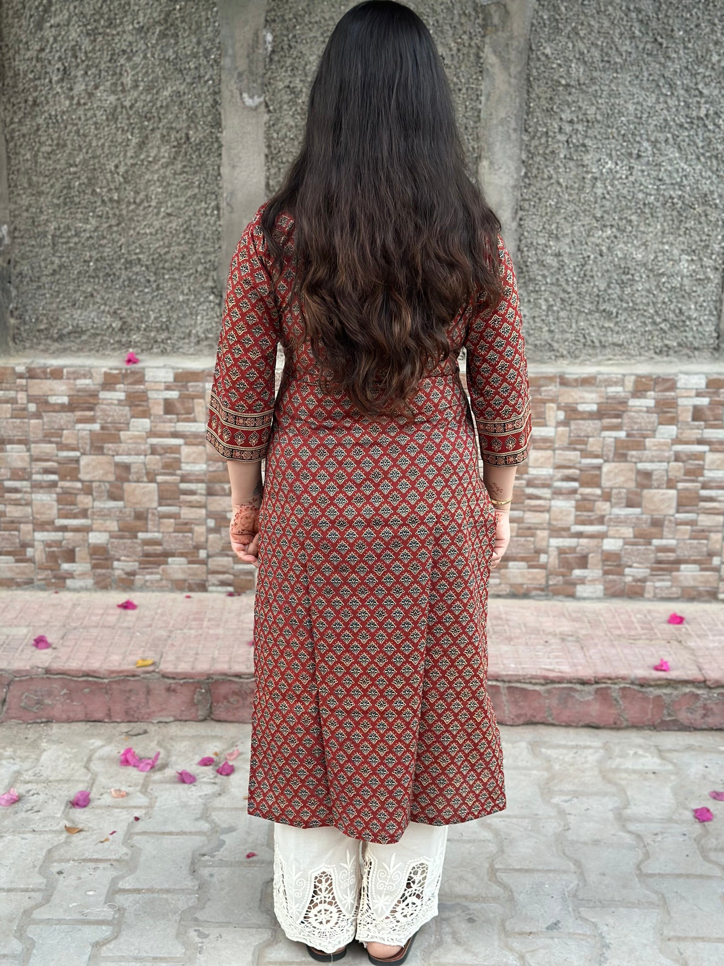 Airy Cotton Kurti for women Ajrakh