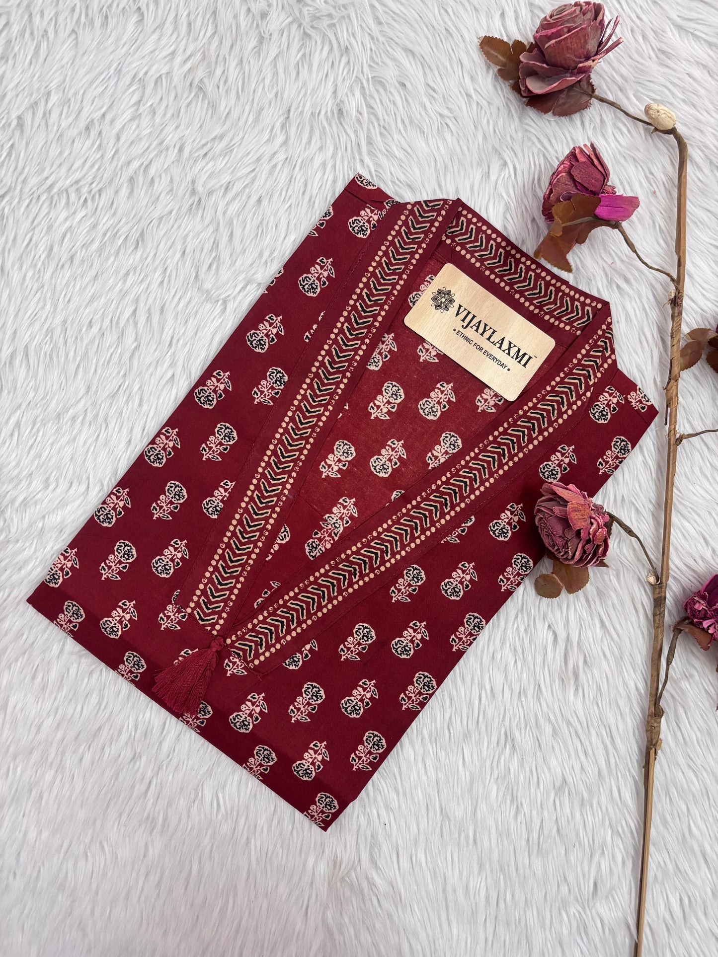 Airy Cotton Kurti Bagru