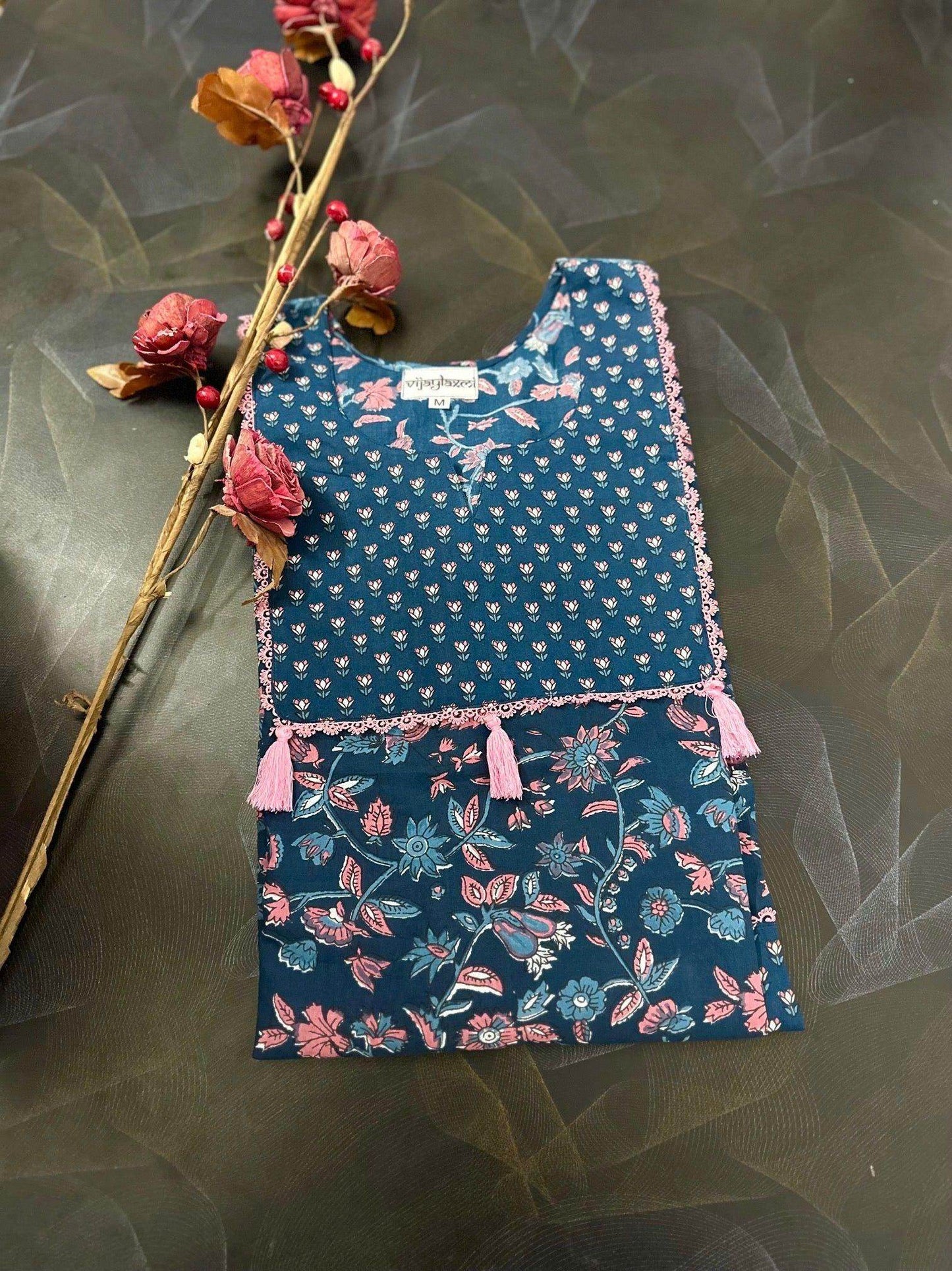 Short Cotton Kurti - Vijay Laxmi