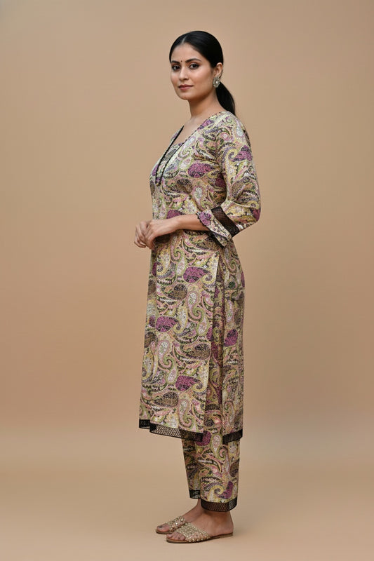Cotton Kurta Set For Women