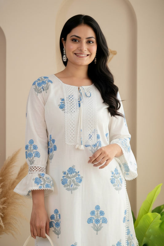 Cotton Kurta Set For Women