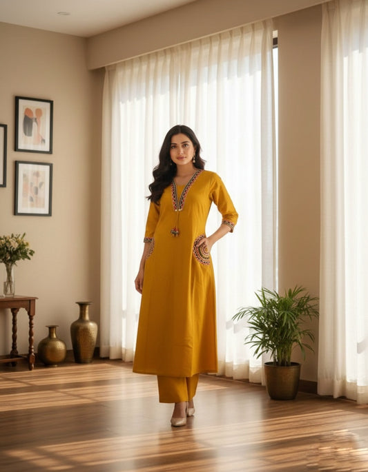 Kiara Cotton kurta Set