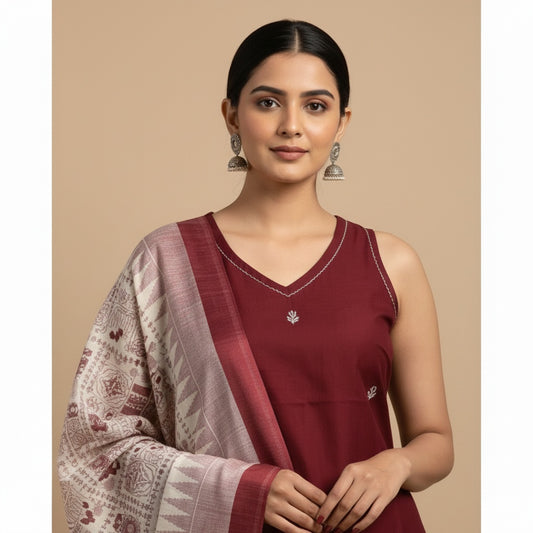 Kiara Cotton kurta Set with dupatta