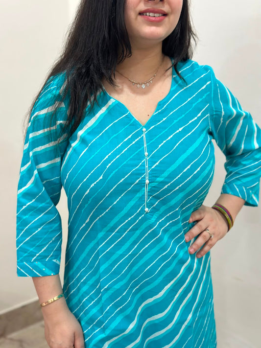 Gulzar Leheriya cotton kurti
