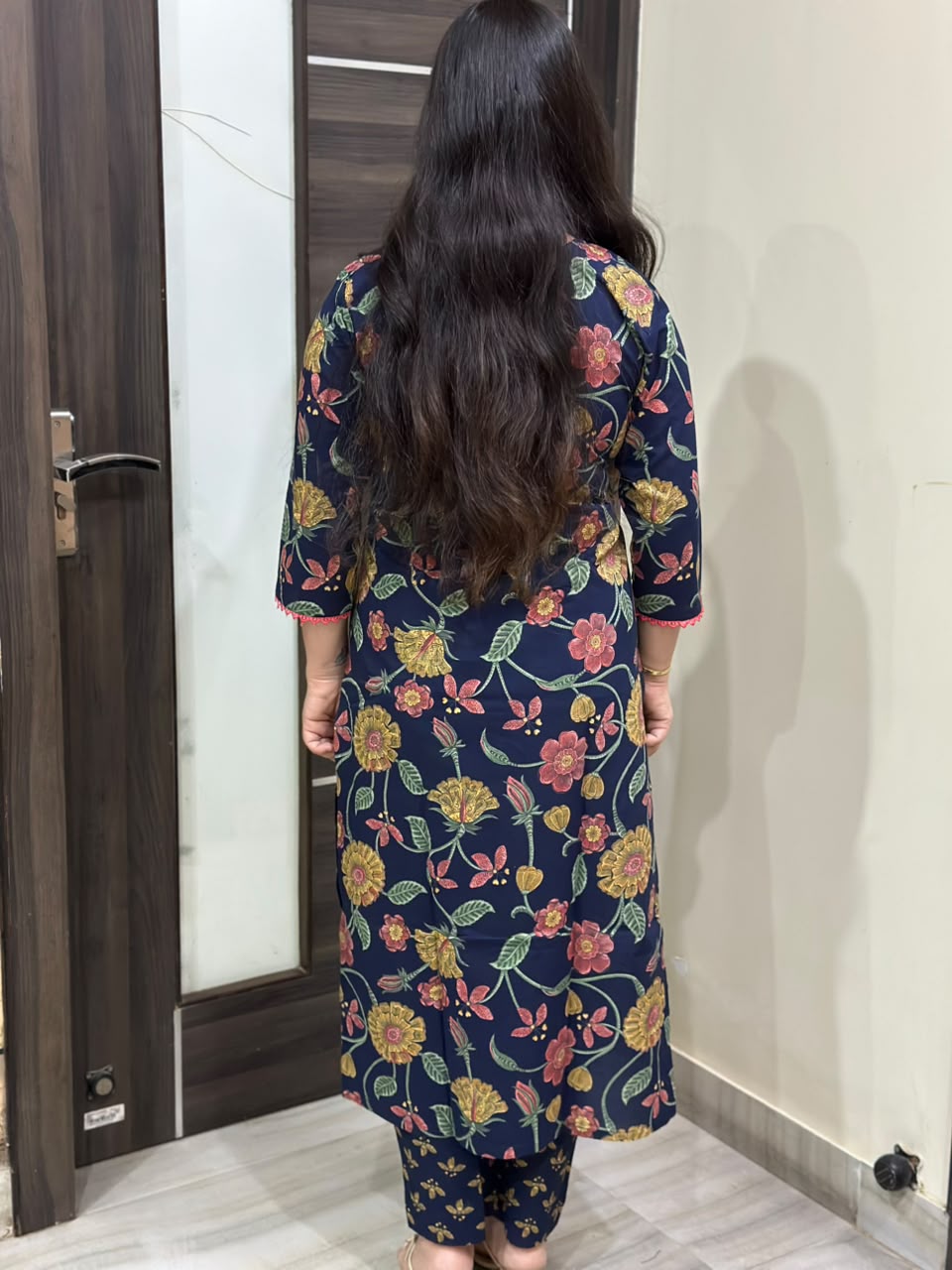 Mehar premium cotton Kurta & Pant blue