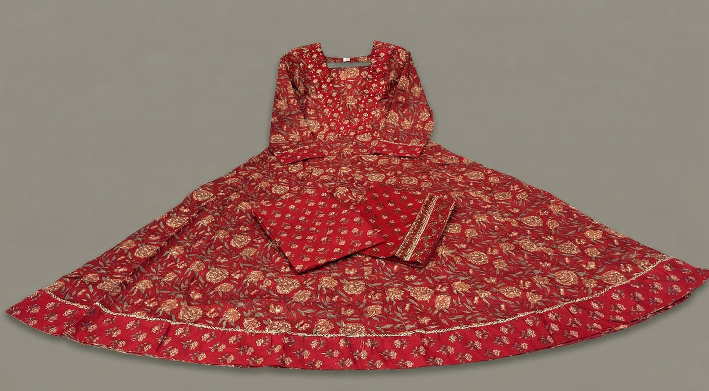 Kiara Cotton kurta Set with dupatta