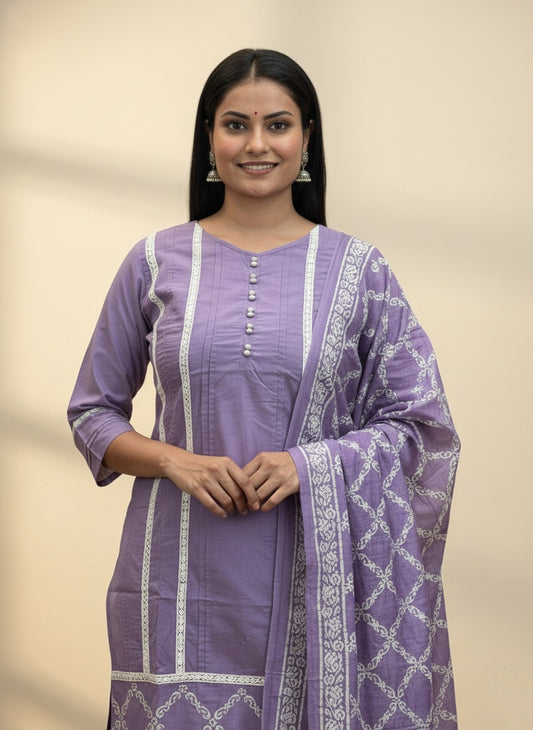 Cotton Suit Set For Women