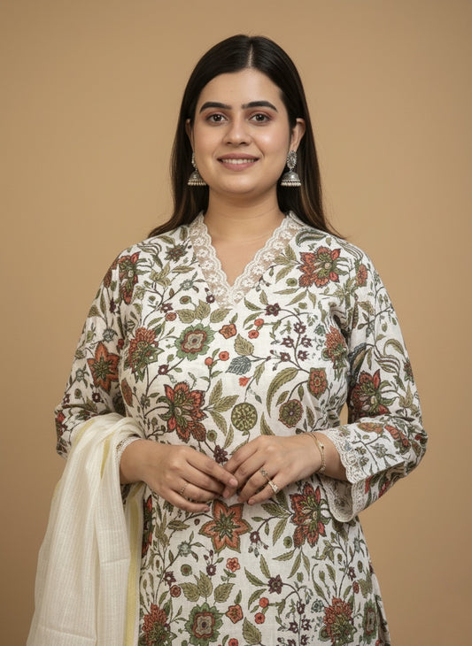 Cotton Kurta Set