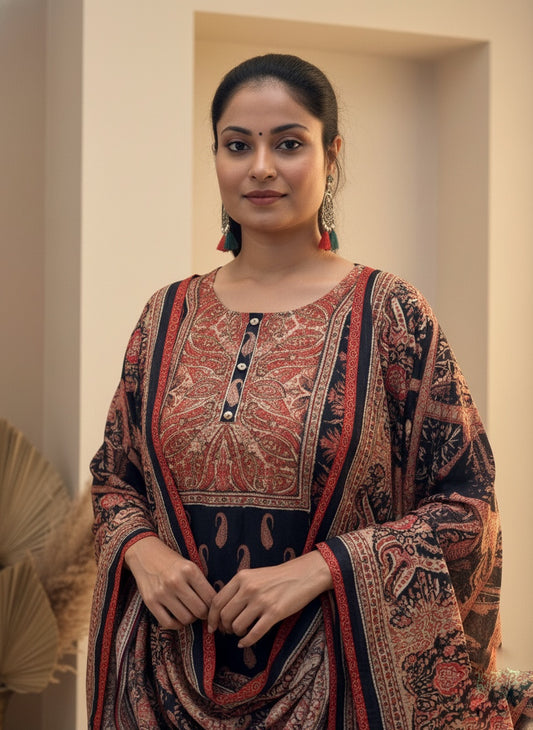 Pure Viscose Soft Silk Suit