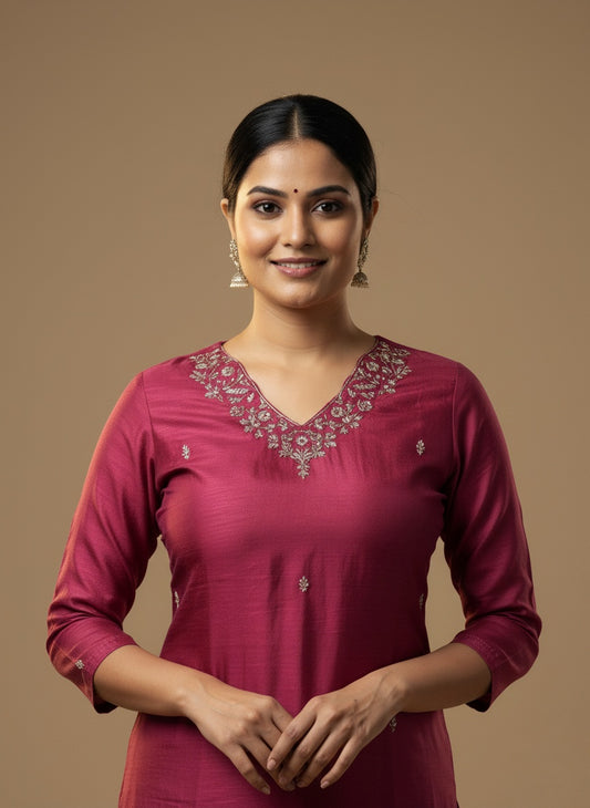 Dola Silk Suit For Women