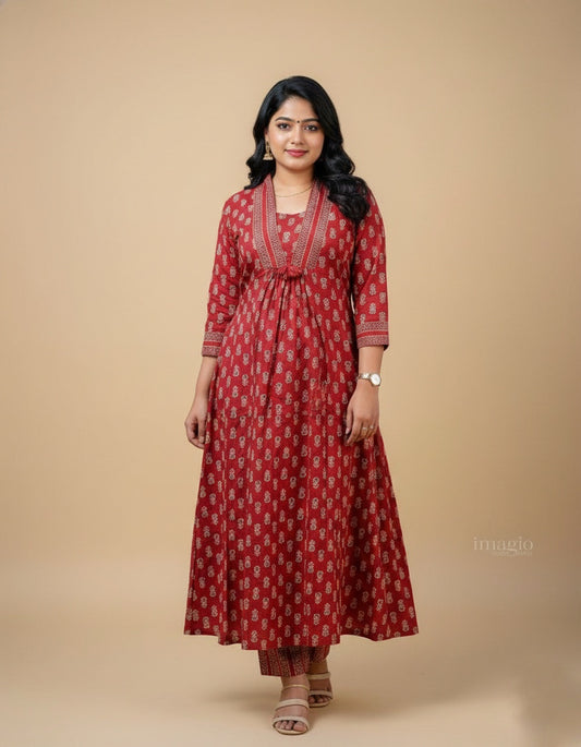 Bagru Red Suit