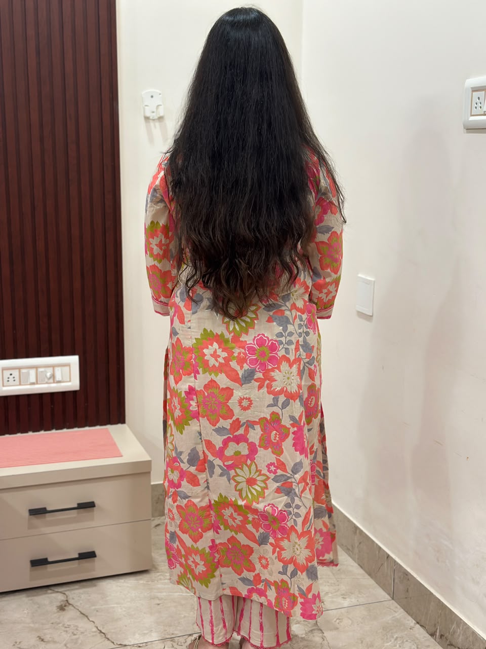 Gulzar printed cotton cord set