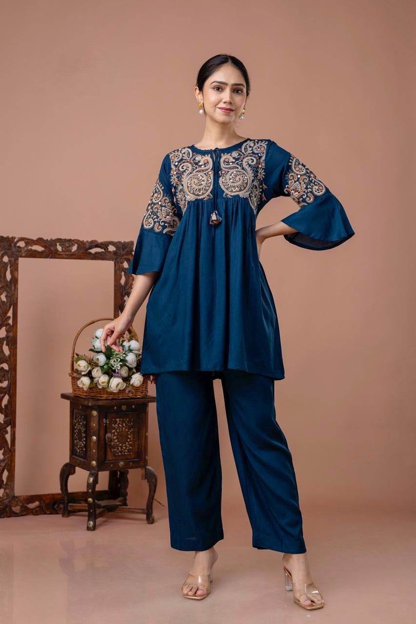 Premium Rayon Set For Women - Vijay Laxmi