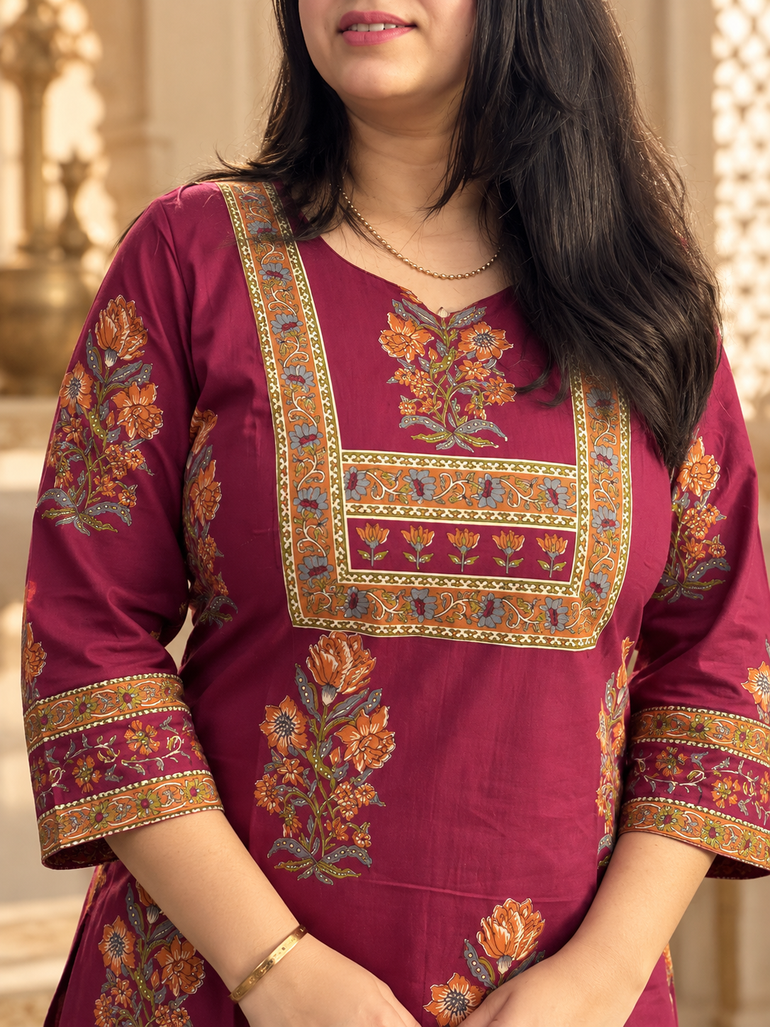 Rangrez pure cotton kurti for women