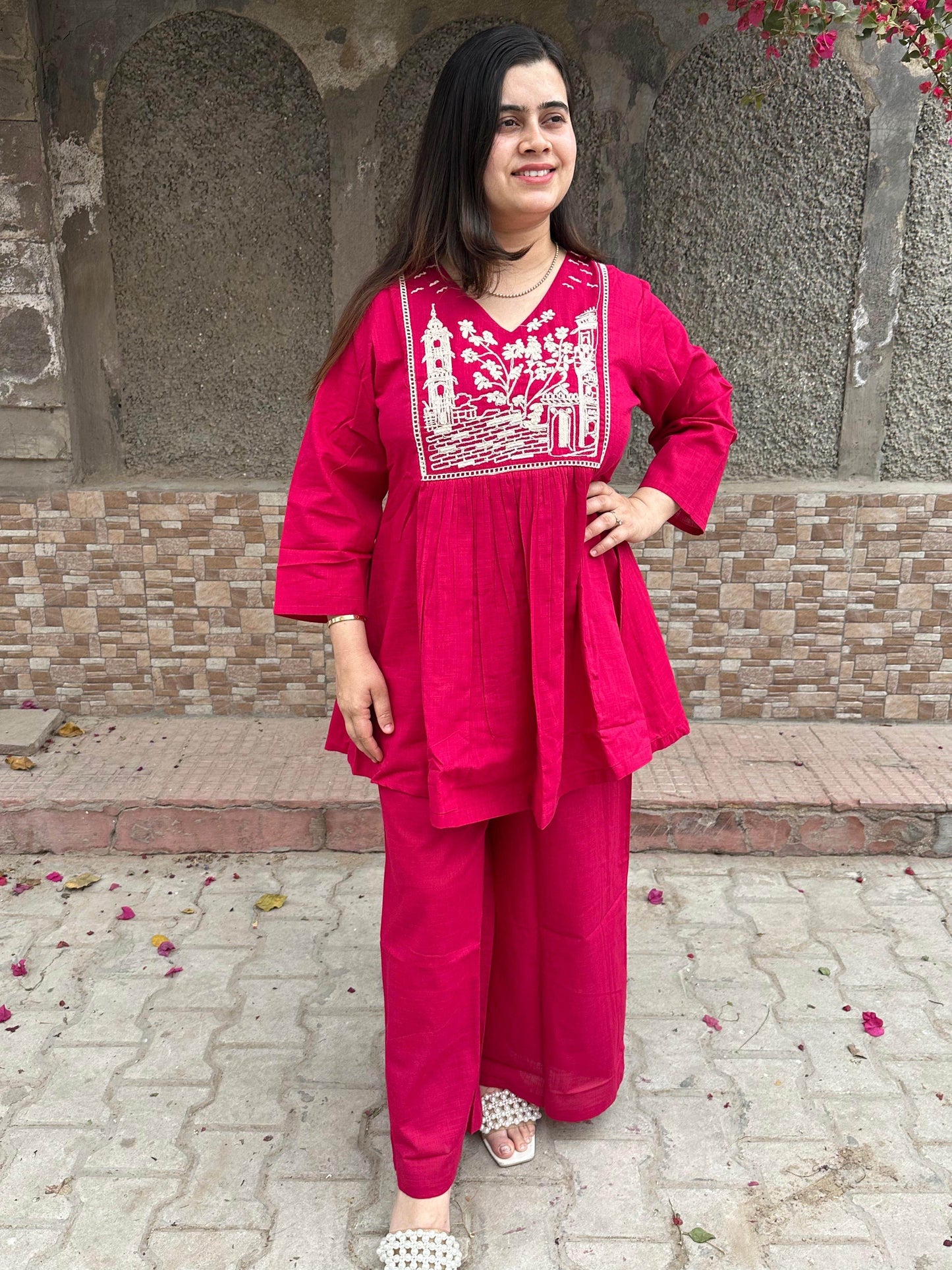 Premium Cotton Cord Sets For Women - Vijay Laxmi