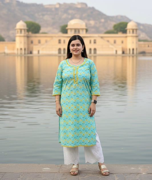 Airy Cotton Kurti for women