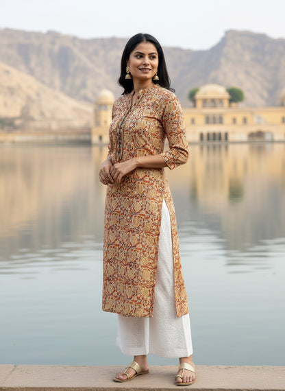 Kalamkari Cotton Kurti