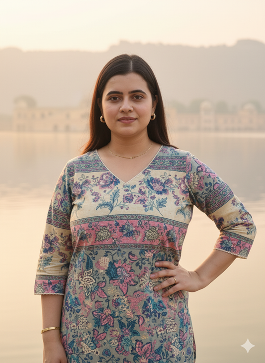 Breathable & Stylish Cotton Kurti for women