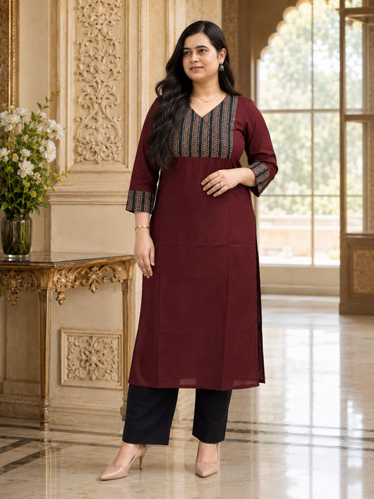 Mehar premium cotton kurti