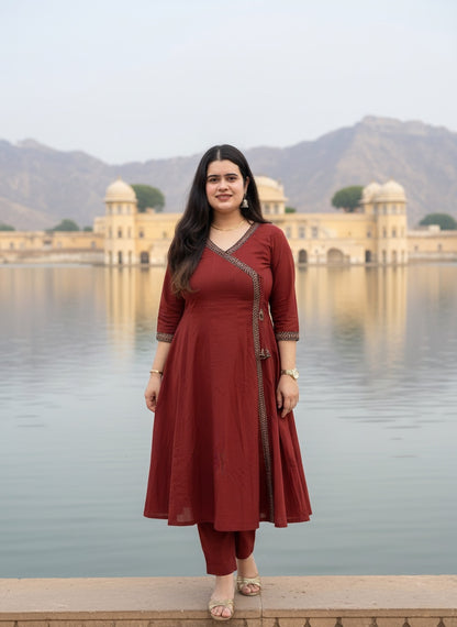 Comfortable Anarkali Cotton Kurti with lining