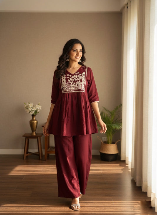 Premium Cotton Cord Sets For Women