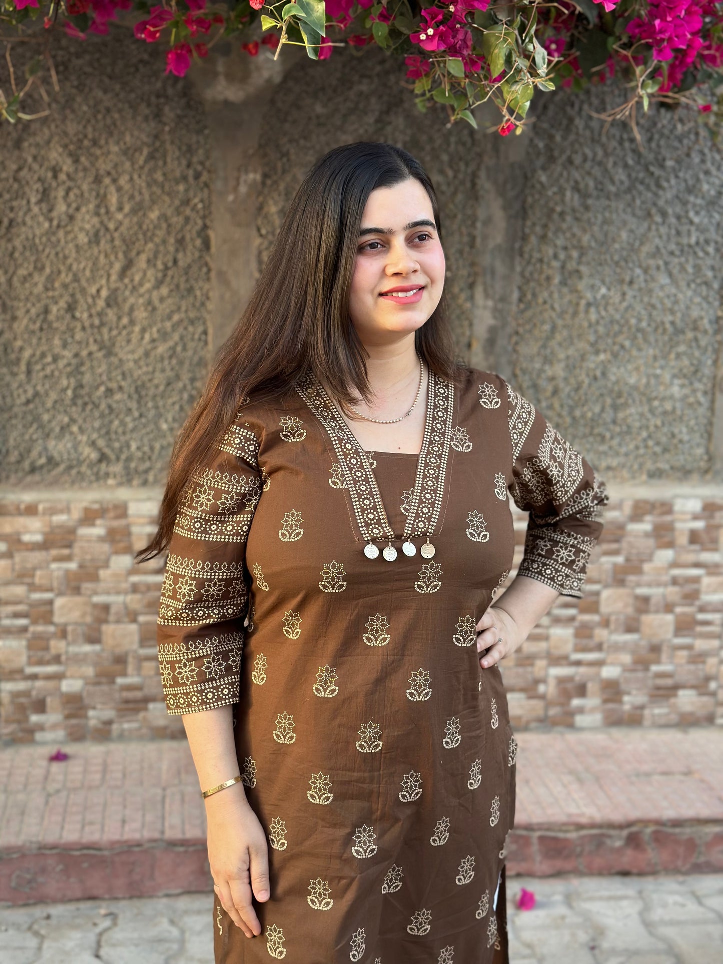 Airy Cotton Kurti for women dabu