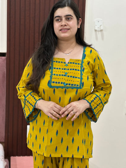 Jasmine Farshi Salwar Suit Mustard