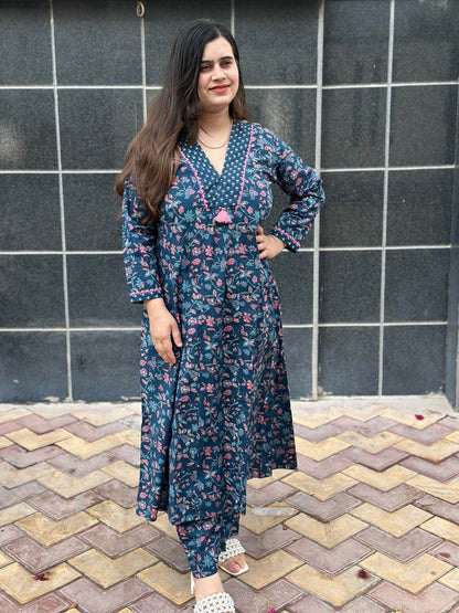 Premium Soft Cotton Kurta Set - Vijay Laxmi