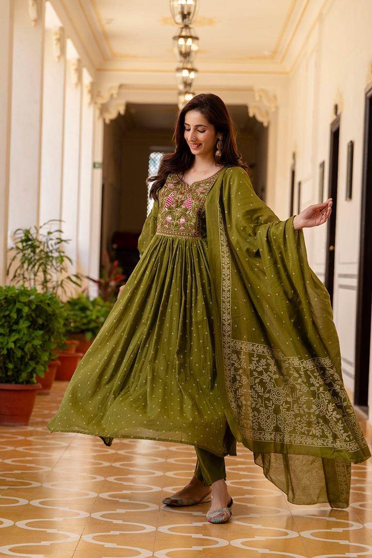 Premium Cotton Suit For Women Mul Peacock - Vijay Laxmi