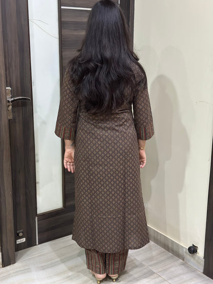 Ruhani Cotton kurta set for women dabu