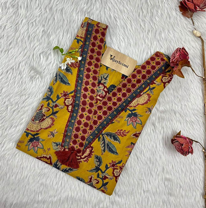 Airy Cotton kalamkari kurti for women - Vijay Laxmi