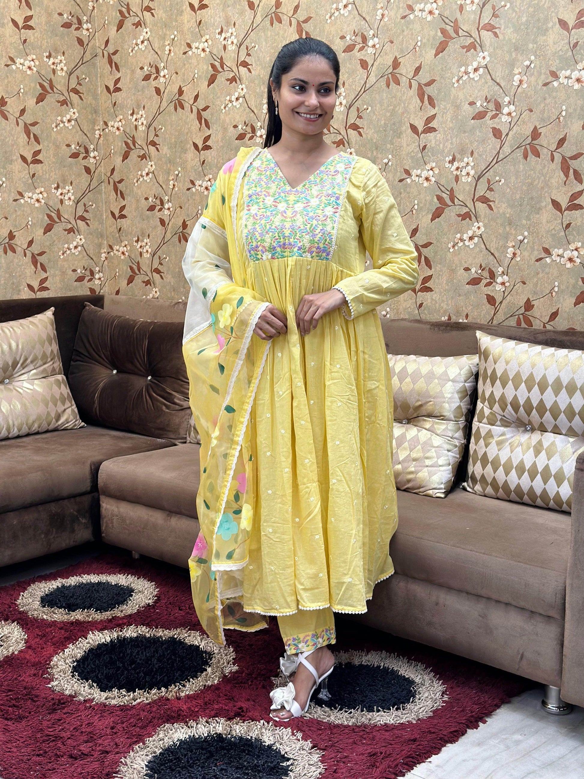 Premium Cotton Suit For Women - Vijay Laxmi