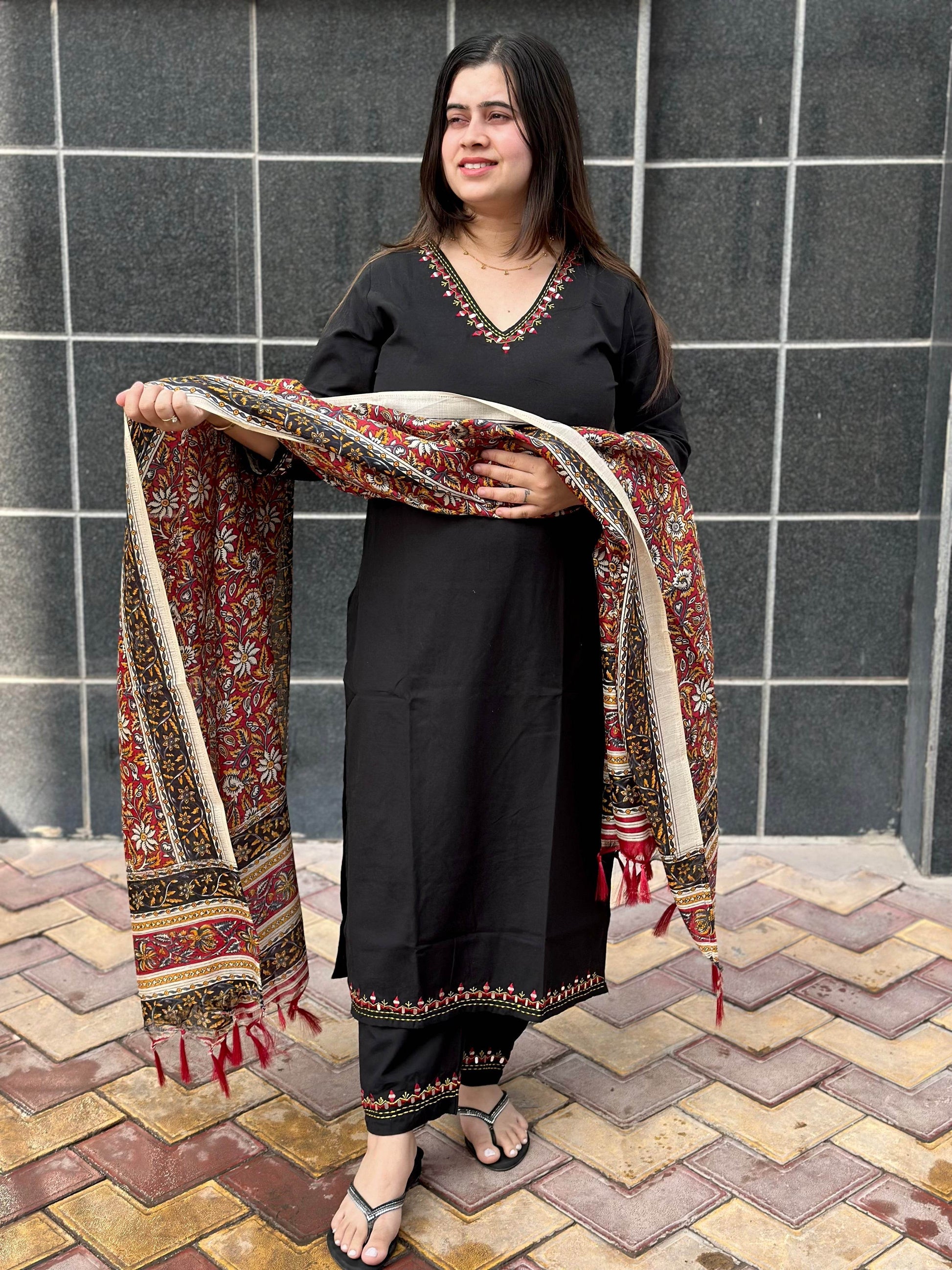 Cotton Kurta Set for Women (Limited edition) - Vijay Laxmi