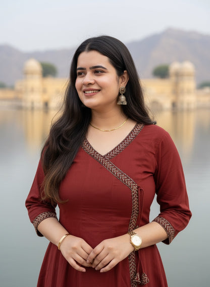 Comfortable Anarkali Cotton Kurti with lining