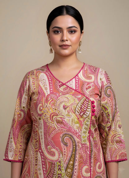 Airy Cotton Kurti for women kalamkari