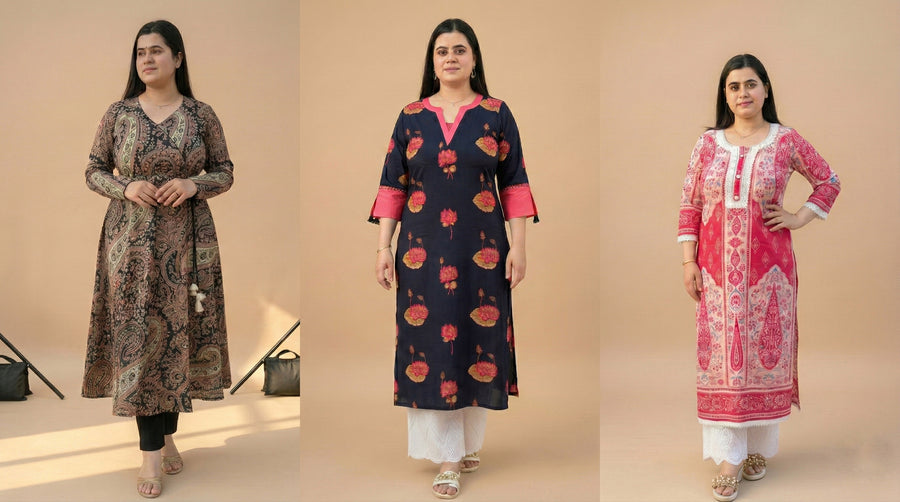 Best seller kurta combo of three