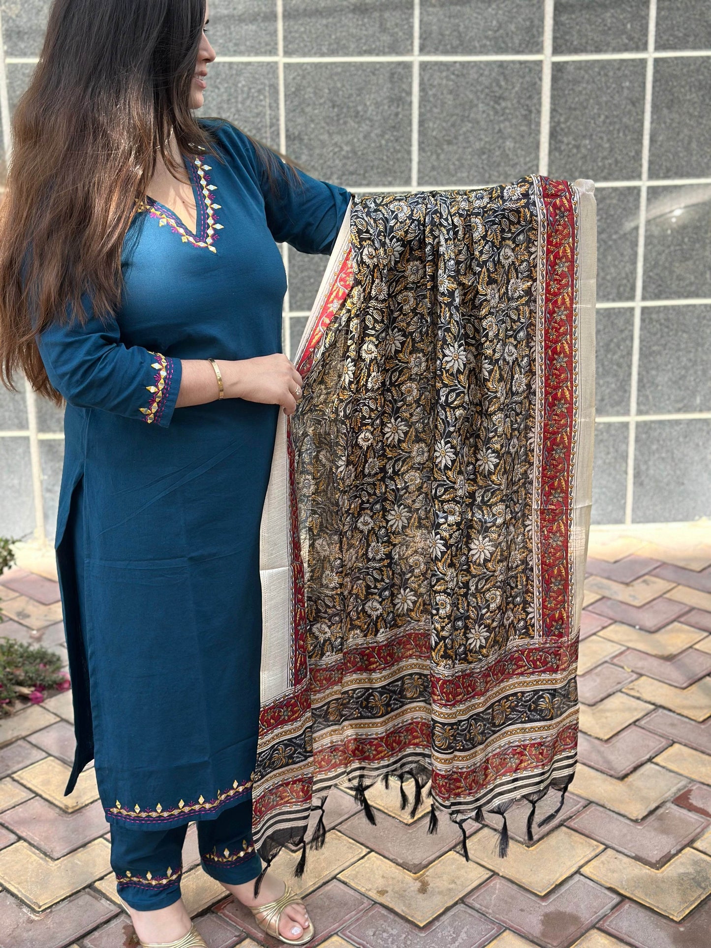 Cotton Kurta Set for Women (Limited edition) - Vijay Laxmi